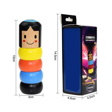 Juguete de madera mágico | Estimula el juego creativo y las habilidades motoras - Diversión para jugar y aprender